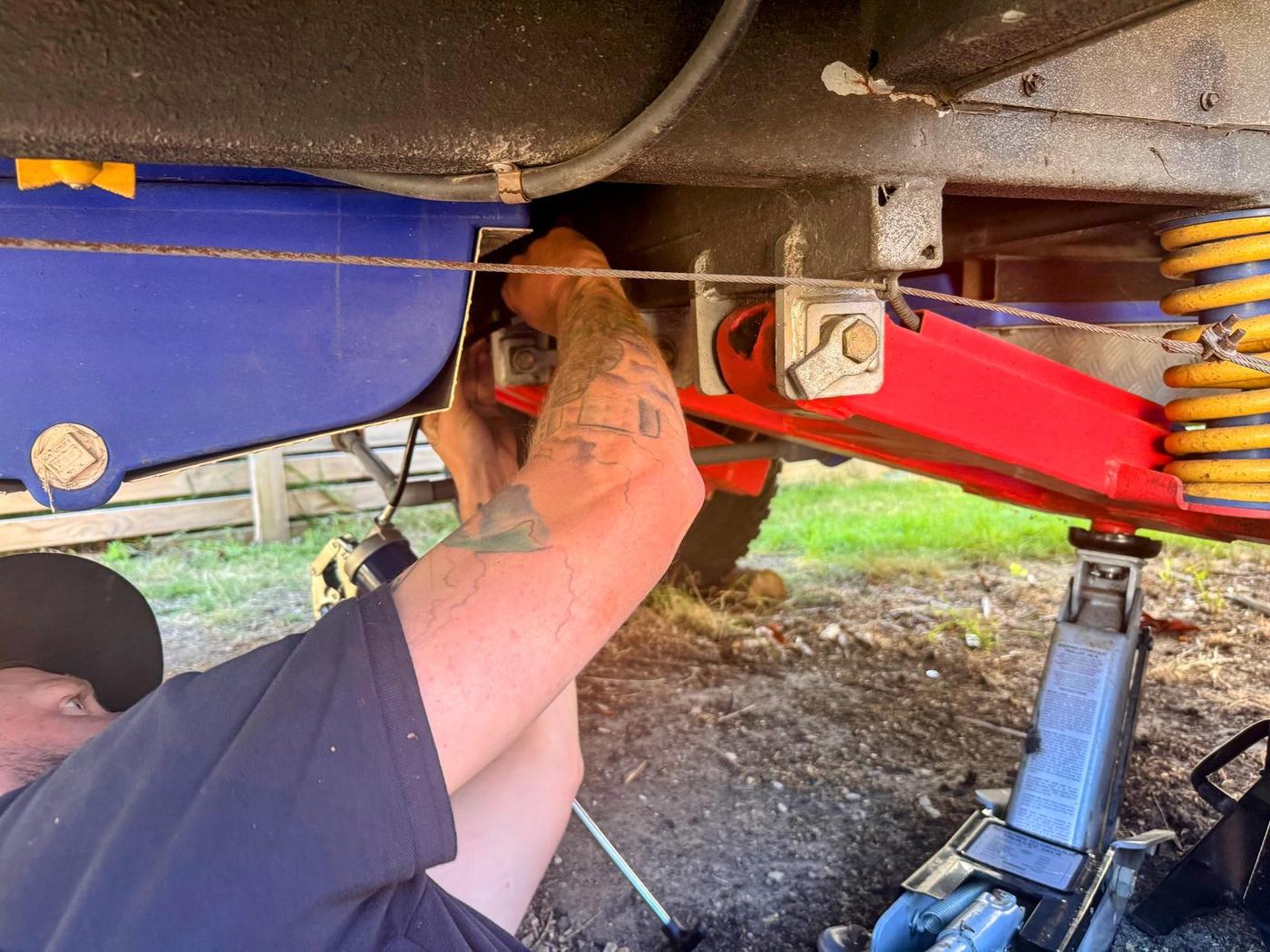 On-site caravan repair work in Kingston